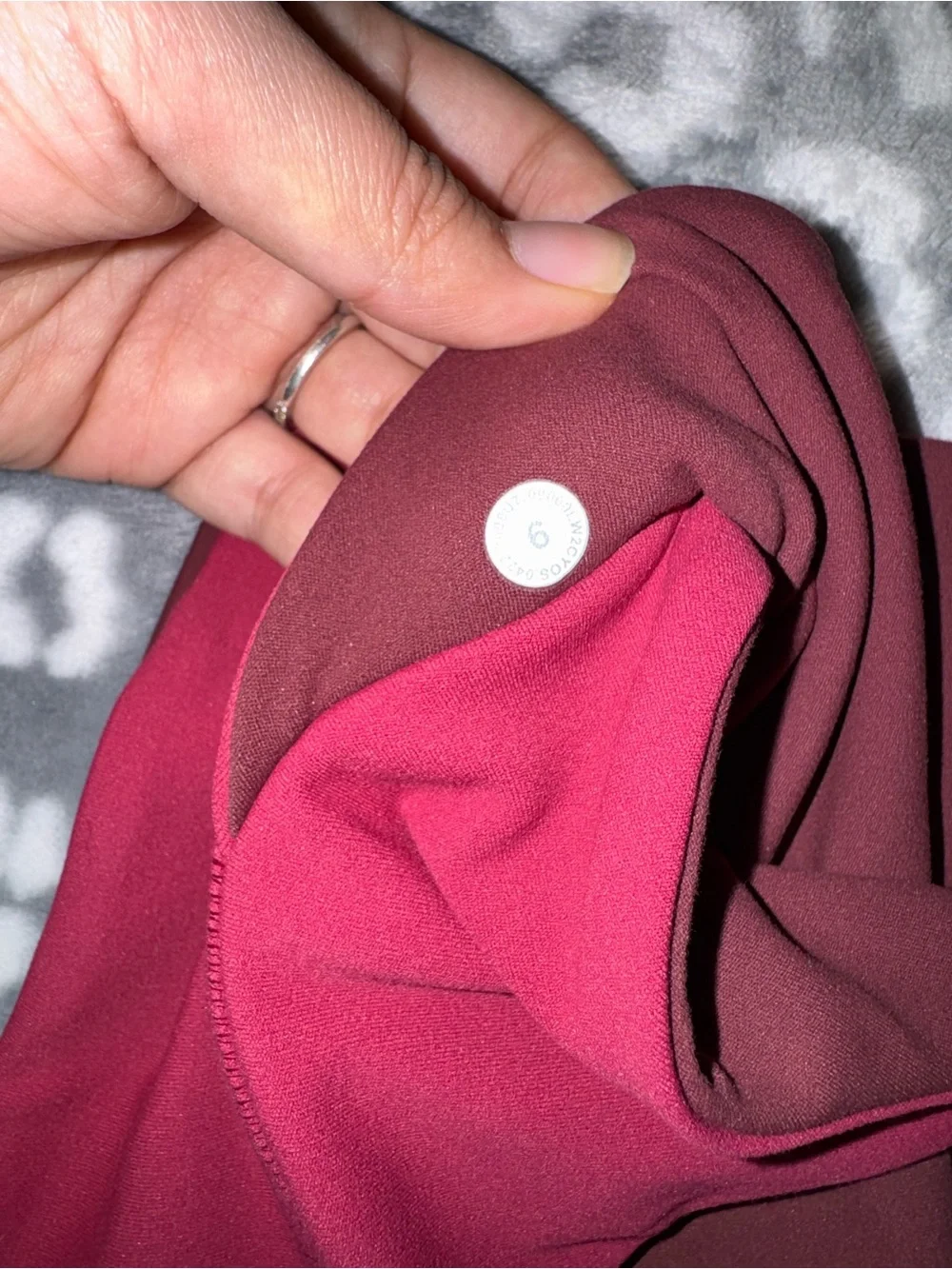 lululemon athletica reversible burgundy